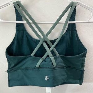 LULULEMON blue & green sports bra NWOT
